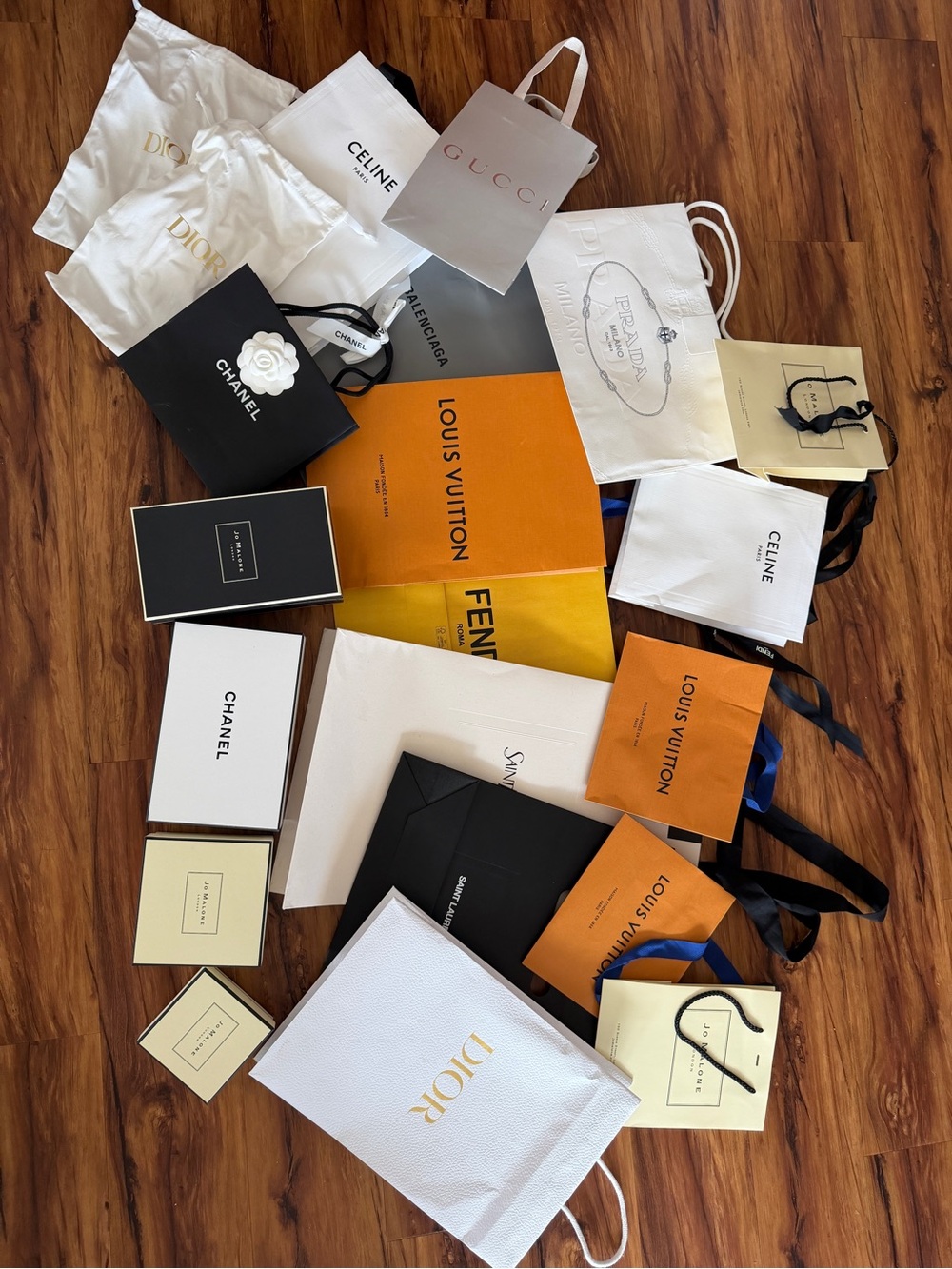 Designer Shopping Bags and Boxes